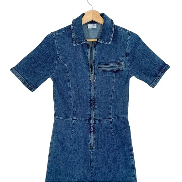 Urban Outfitters BDG Hello Sunshine Denim Jumpsuit Size Small - Picture 6 of 12